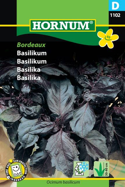 Basilikum "Bordeaux"