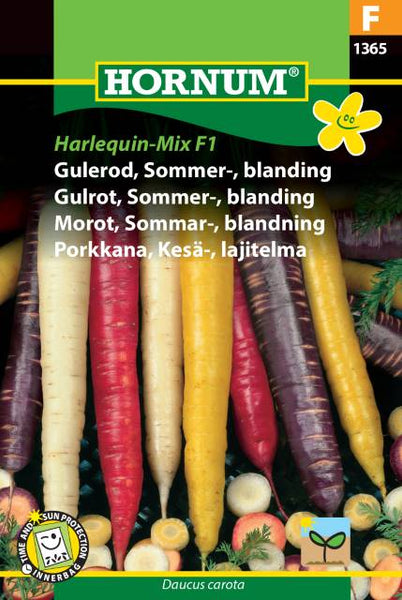 Gulrot sommer, fargeblanding "Harlequin Mix" F1