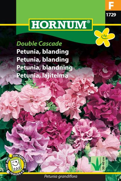 Petunia,fargeblanding "Double Cascade"