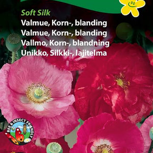 Valmue, Kornvalmue, Fargemix "Soft Silk"